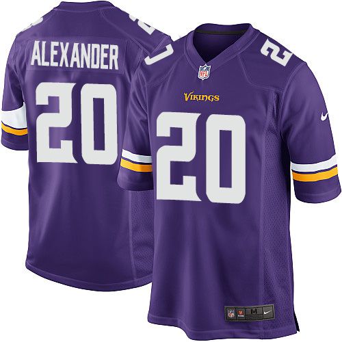 Men Minnesota Vikings #20 Mackensie Alexander Nike Purple Player Game NFL Jersey->minnesota vikings->NFL Jersey